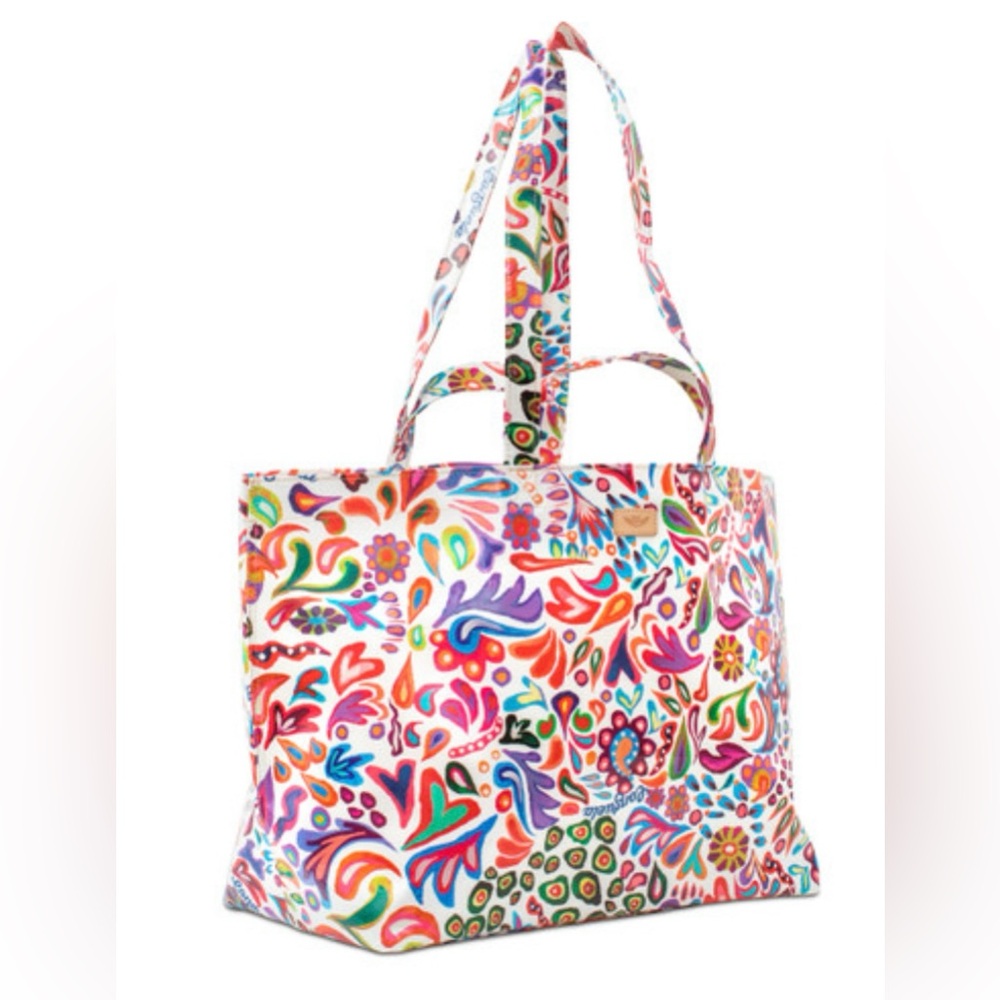 White Swirly Legacy Jumbo Bag by Consuela